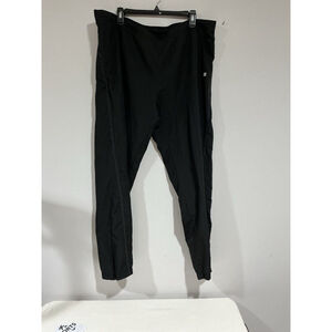 Men’s Decathlon Energy Black Track Pants Light Weight Active Wear Large